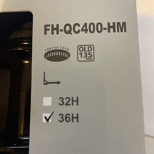 Shimano Deore FH-QC400-HM 36H Center-Lock Disc Rear Hub with Quick Release,