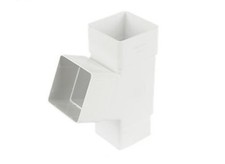 White Square Guttering & Down