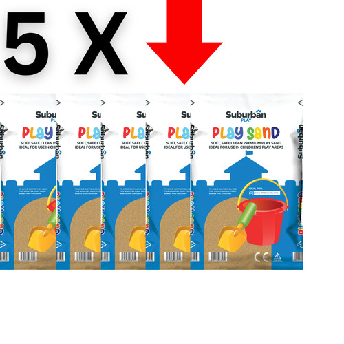 Kids play sand 100kg 5x20kg - sand,