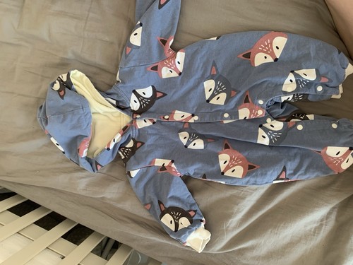 Blue fox pramsuit - 6-9, i