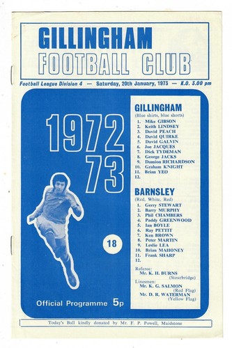 Gillingham 1972 home - -,