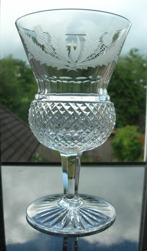 Edinburgh crystal thistle - edinburgh,