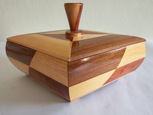 Handcrafted wooden box mixed - handcrafted,