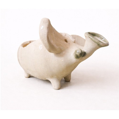 Studio pottery pig - pottery, planter
