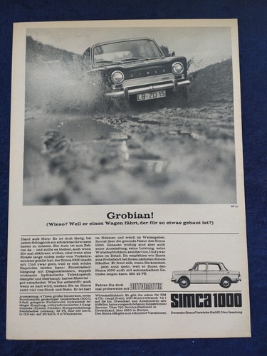 Simca 1000 original - simca,