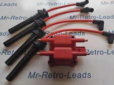 RED COIL PACK & 8MM PERFORMANCE IGNITION LEADS MINI COOPER S R50 R52 R53 R56 R57