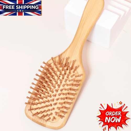 Natural bamboo wooden hair - natural,