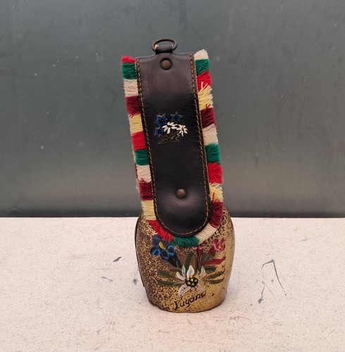 Swiss cow bell vintage hand - cow,