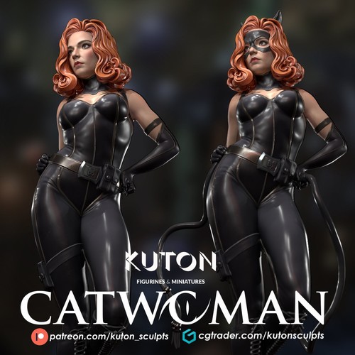 Catwoman printed model - catwoman,