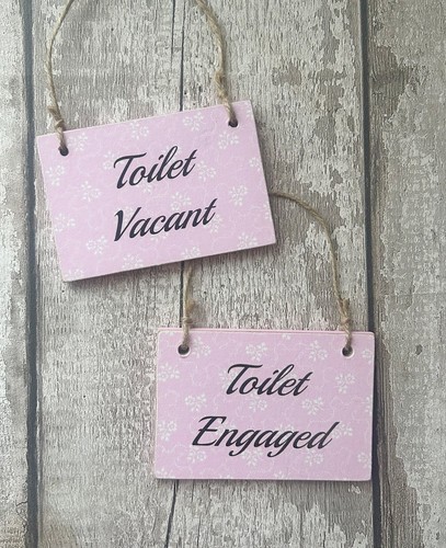 Toilet door sign - door, engaged