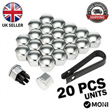 20PCS 17MM FOR ALL CAR CHROME