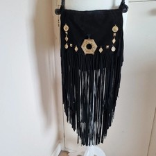 River Island Black Real Suede
