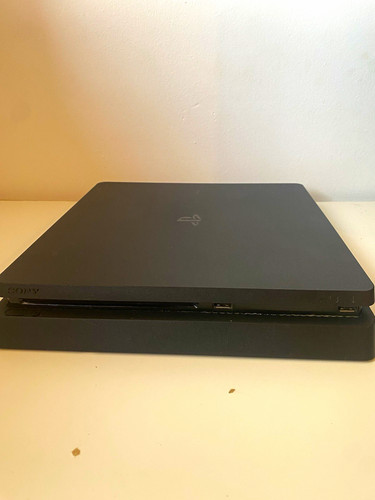 Sony playstation slim black - sony,