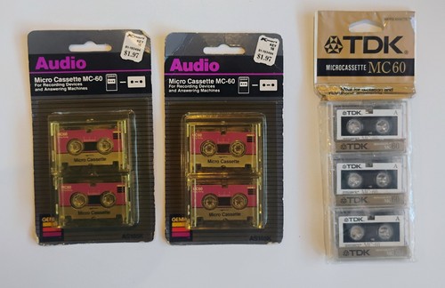 Lot micro cassette tapes - cassette, tdk