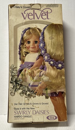 Vintage 1974 velvet doll - vintage,