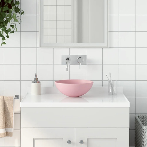 Walplus matt pink - matt, round