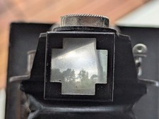 Kodak No. 2 Folding Autographic Brownie Camera With Case. Working shutter/iris