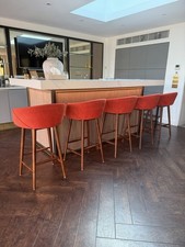 Wooden orange suede - wooden,