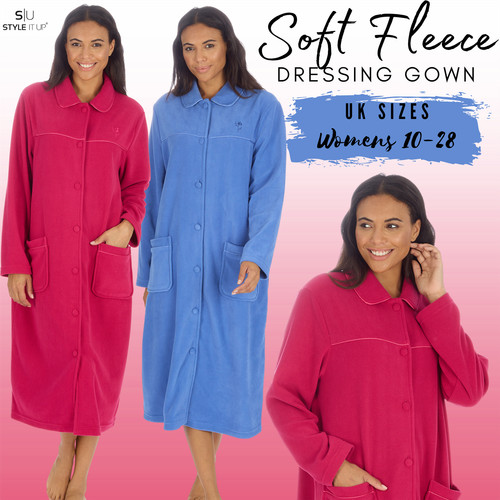 Ladies fleece button - fleece,