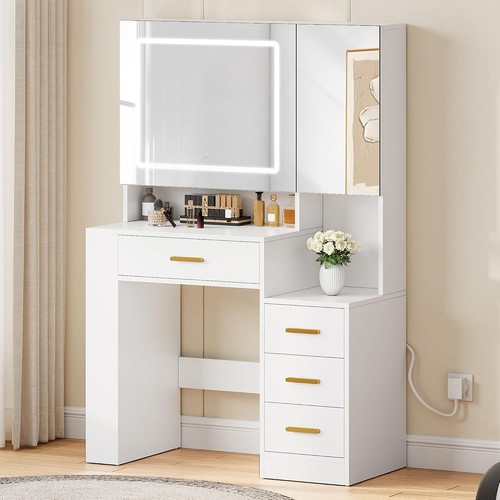 Dressing table with - dressing, dual