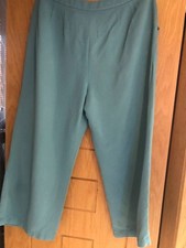 Teal  green trousers size 16