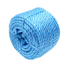 Blue Rope 30m x 6mm Tarpaulin PP Blue Coil String Climbing Traction Tying Rope