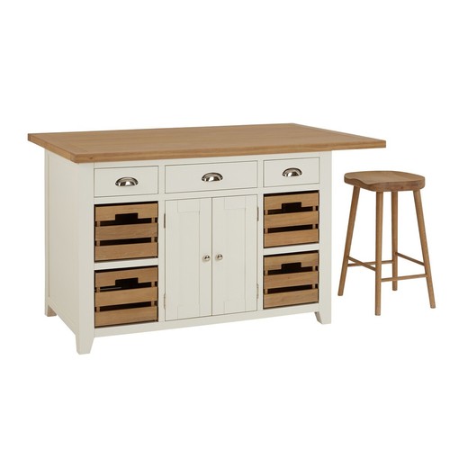 Kitchen island with bar - kitchen, table