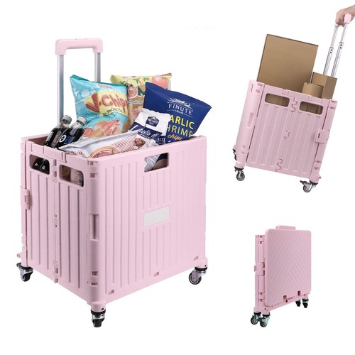 Pink folding hand - hand, dolly