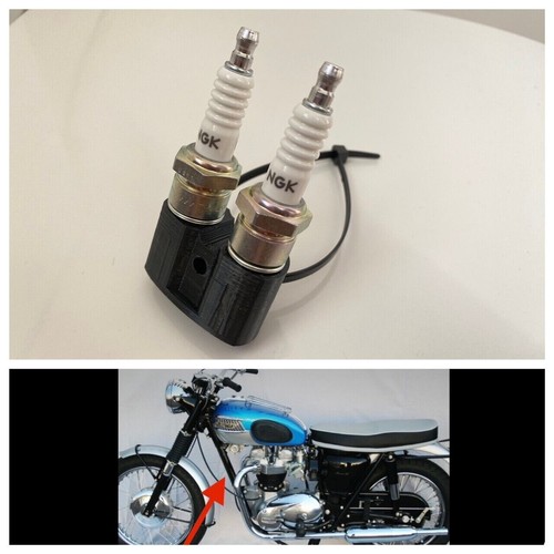 Motorcycle spark plug holder - spark,
