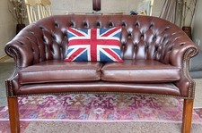 Vintage dark brown leather,  2