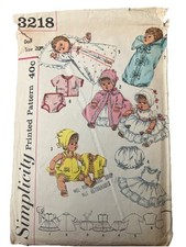 Vtg Simplicity 3218 Doll