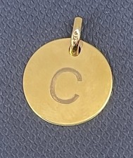 9ct Gold Monogrammed Engraved
