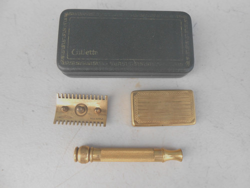 Antique 1918 gillette - gillette, "pocket"