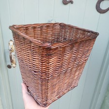 Wicker Waste Paper Bin –