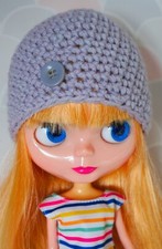 Grey hat for blythe - grey, blythe.