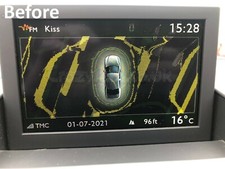 Fits Peugeot Sat nav screen repair service flickering RCZ 308 98043346ZD 
