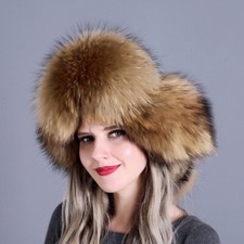  Women Real Fox Fur Hat