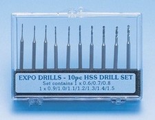 Expo 10 Piece Drill Set 0.6 to