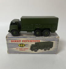 Vintage Dinky Super toys 10-Ton Army Truck 622 In Original Box