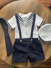 Baby Boy Sailor outfit Set-