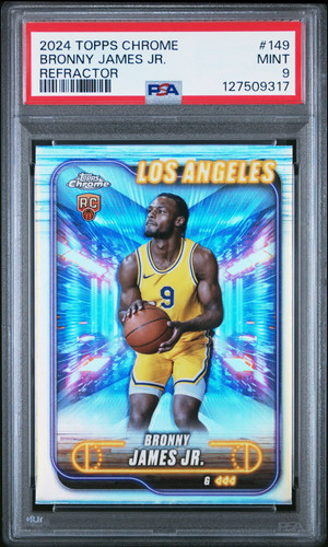 2024 topps chrome bronny james - 2024,