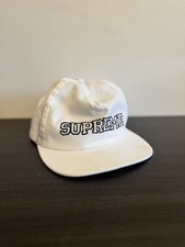 Genuine Supreme White Shattered logo 5 panel One Size Fits All