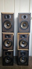 10 £ Pair Passive Speakers 3 Pairs Black Loudspeaker 6"Tweeter  2"  PSB Type 810