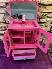 Vintage Widdop & Bingham Barbie musical closet jewellery box fully working RARE