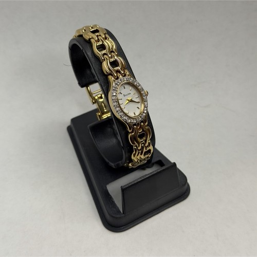 Bulova ladies quartz gold - gold, tone