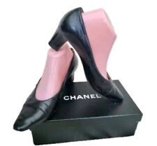 Chanel Authentic Vintage Lady's Pumps Heels Shoes Sz eur40. 5 UK 6 To 6.5