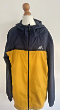 Men's, Next, Raincoat, Jacket, Mac, Size M, Duratrek, Navy, Yellow, Waterproof