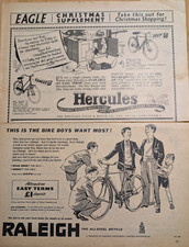 2 Vintage Bicycle Adverts