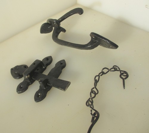 Iron door thumb latch - latch, lock