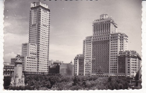 Tower buildings madrid - buildings, spain